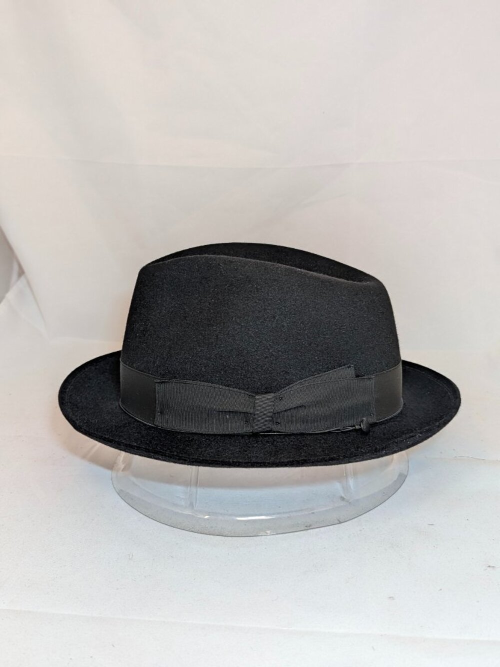 Borsalino Torino 178 Black Fedora Sz 7 1/8 2024